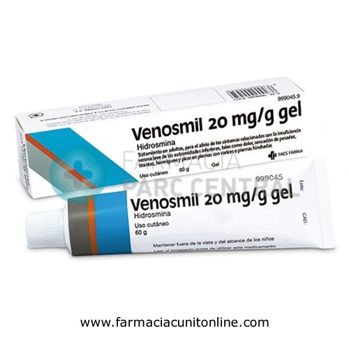 VENOSMIL 20 mg/g GEL , 1 tubo de 60 g