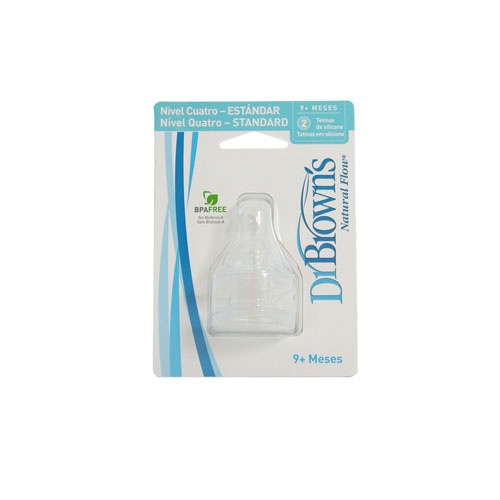 TETINA SILICONA - DR BROWN´S NATURAL FLOW (COMILONES 3 U N4 ST)
