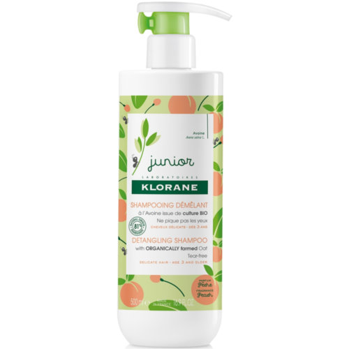 Petit junior champu desenredante klorane 1 envase 500 ml perfume melocoton - klorane
