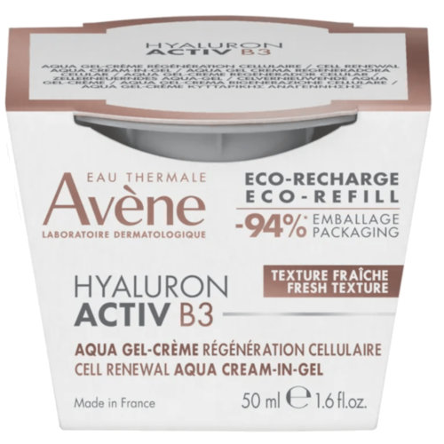 Eau thermale avene hyaluron activ b3 aqua gel crema regeneradora celular  1 envase 50 ml eco-refill