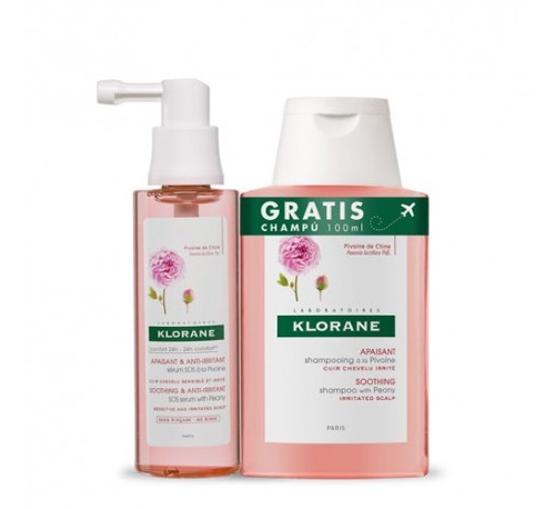 Klorane serum sos irritaciones a la peonia (1 envase 150 ml)