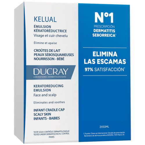 Ducray duplo kelual emulsion 50ml+50ml 30% 2ª