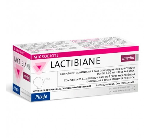 Lactibiane imedia pileje (4 sticks orodispensables)