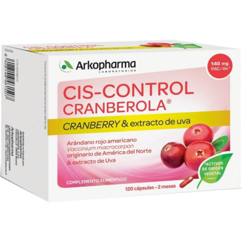 Cranberola ciscontrol arandano americano arko  140 mg 120 capsulas
