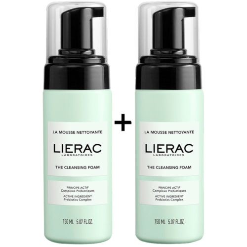 Lierac duplo espuma limpiadora 2 x 150ml