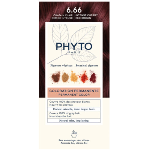 Phytocolor tinte 6.66 castaño claro cereza intenso