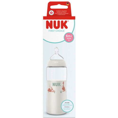 Biberon fc+ pp silicona nuk first choice+ 1 envase tallla xl 360 ml - nuk first choice+