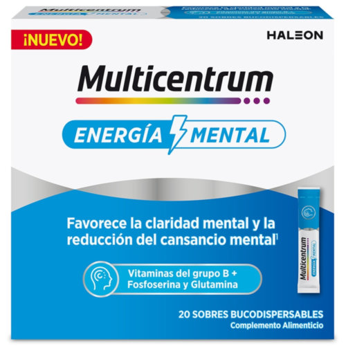Multicentrum energia mental 20 sobres bucodispersables