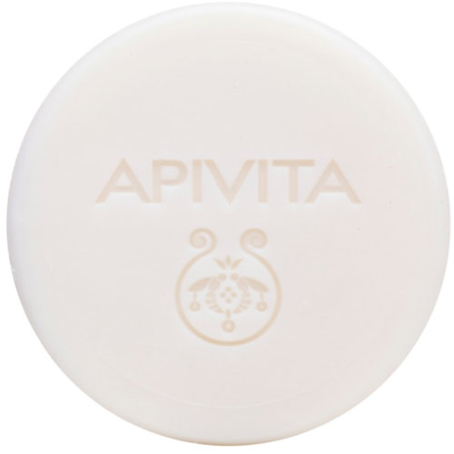 Apivita solid foamy cleanser pastilla limpiadora y desmaquillante 80gr