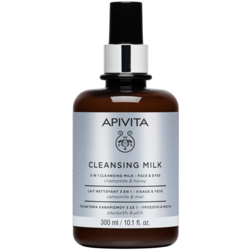 Apivita cleansing milk 3 en 1 cara&ojos desm 300ml 50.65.15.345 (ci)