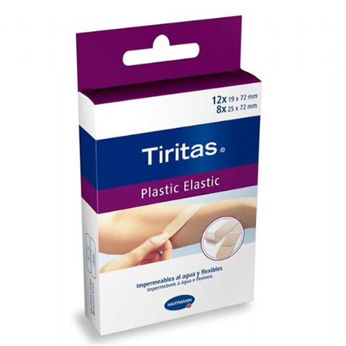 Tiritas plastic - aposito adhesivo (elastic surtido 20 unidades 2 tamaños)