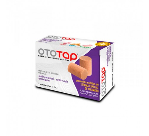 Tapones oidos gomaespuma - ototap (6 unidades)