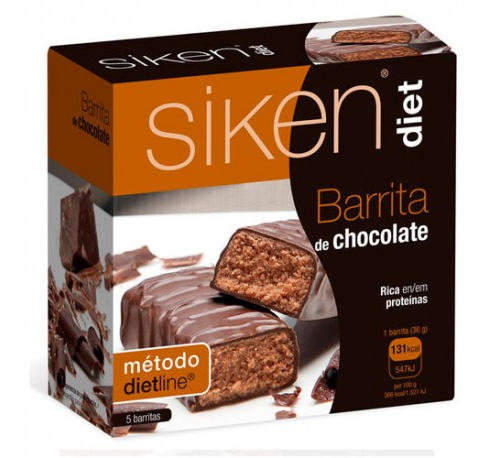 SIKEN DIET BARRITA CHOCOLATE (5 BAR 36 G)