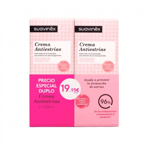 Suavinex crema antiestrias (2 envases 250 ml)