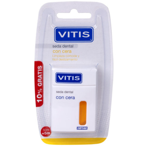 VITIS SEDA DENTAL CON CERA (50 M)