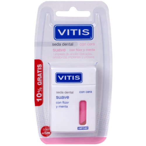 VITIS SEDA DENTAL CON FLUOR Y MENTA SUAVE (50 M)