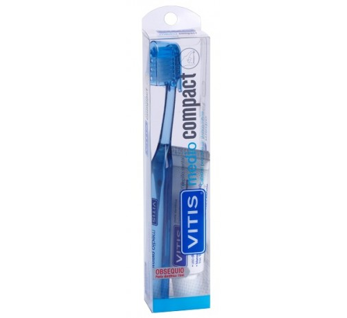 Cepillo dental adulto vitis compact medio