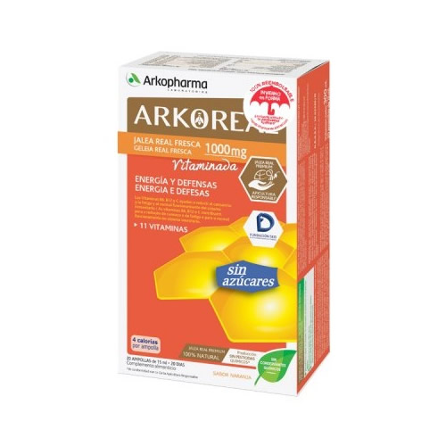 Arkoreal jalea real vitadefensas  1000 mg 20 ampollas 15 ml