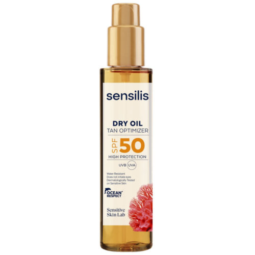 Sensilis dry oil tan optimizer spf 50  1 envase 150 ml