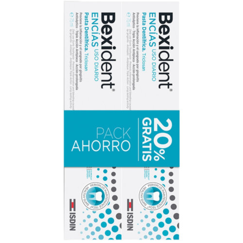 Bexident duplo encias pasta triclo 2x125ml (ci)