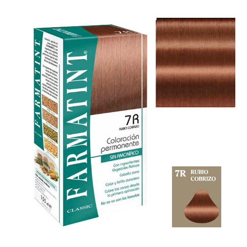 Farmatint (1 envase 135 ml tono 7r rubio cobrizo)