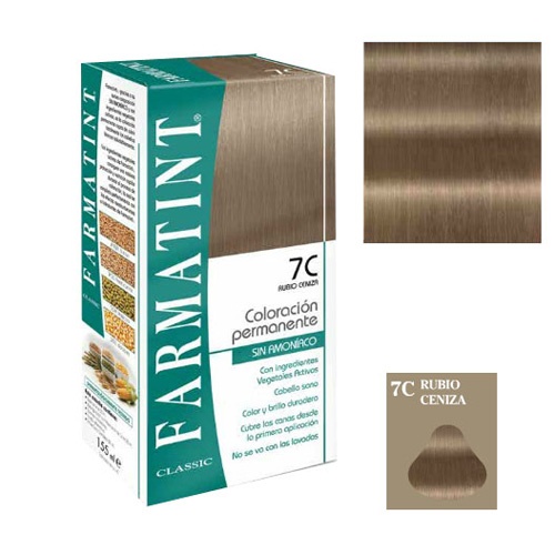Farmatint (1 envase 135 ml tono 7c rubio ceniza)