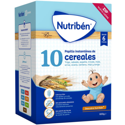 Nutriben 10 cereales (1 envase 600 g)