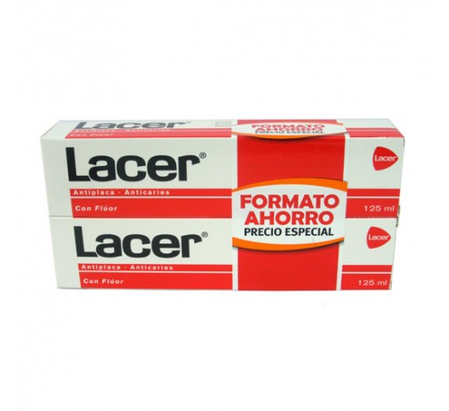 Pasta lacer duplo 2 x 125ml ahorro