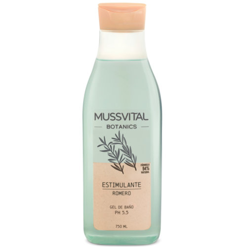 Mussvital essentials botanics gel de baño romero (1 envase 750 ml)