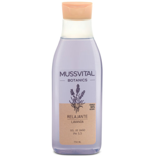 Mussvital essentials botanics gel de baño lavanda (1 envase 750 ml)