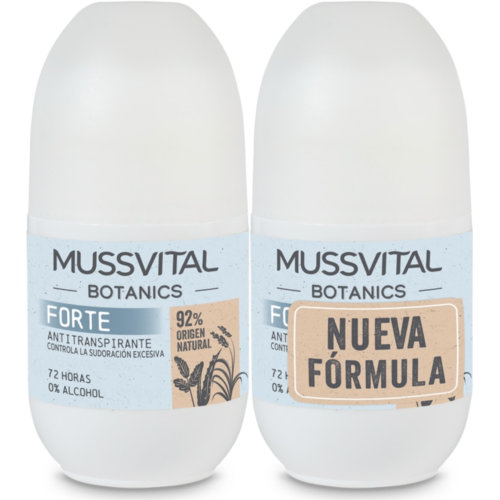 Mussvital essentials botanics antitranspirante forte (1 envase 75 ml)