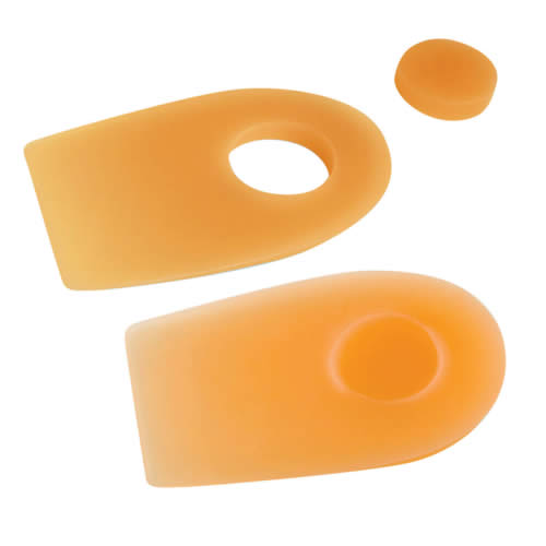 Talonera espolon orificio desplazable - comforsil silicona (2 unidades talla l cc215l)