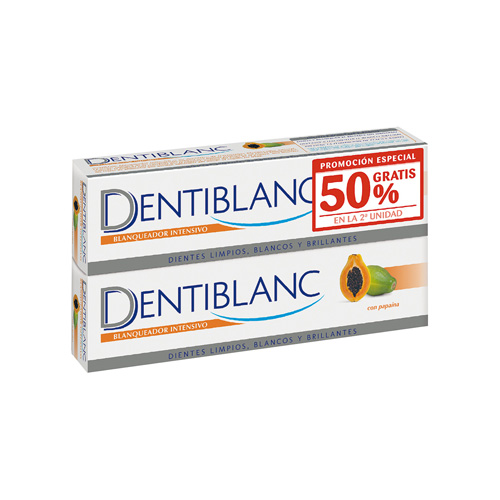 Dentiblanc blanqueador intensivo pasta dental (2 envases 100 ml duplo)