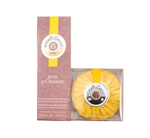 Rg bois d'orange colonia 100ml + vela perfumada cofre navidad 2025