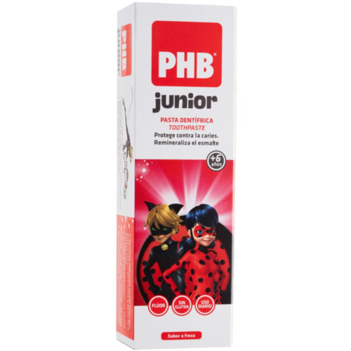 Phb junior pasta dental  1 envase 75 ml sabor tropical ladybug