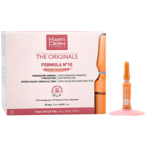 Martiderm formula nº 10 hd color touch spf 30 (30 ampollas 2 ml)