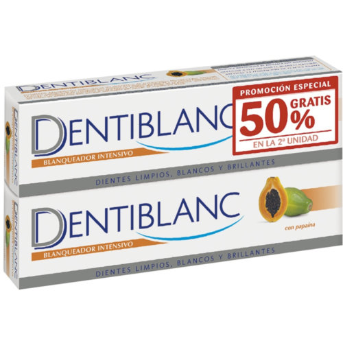 Dentiblanc blanqueador intensivo pasta dental  2 envases 100 ml duplo
