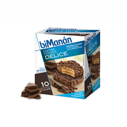 BIMANAN ENTRE HORAS BOMBON CRUJIENTE (CHOCOLATE 10 U)