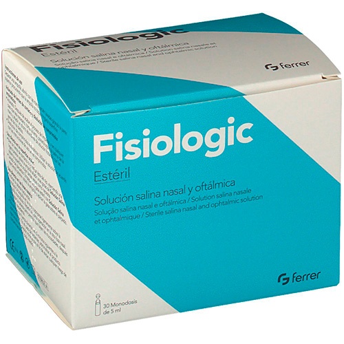 Fisiologic solucion salina nasal y oftalmica (30 monodosis 5 ml)
