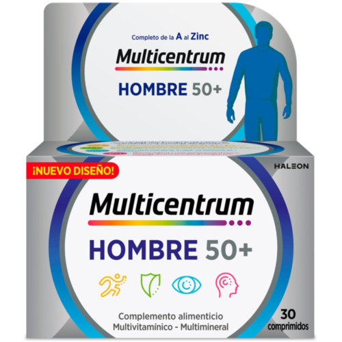 MULTICENTRUM HOMBRE 50+ (30 COMP)