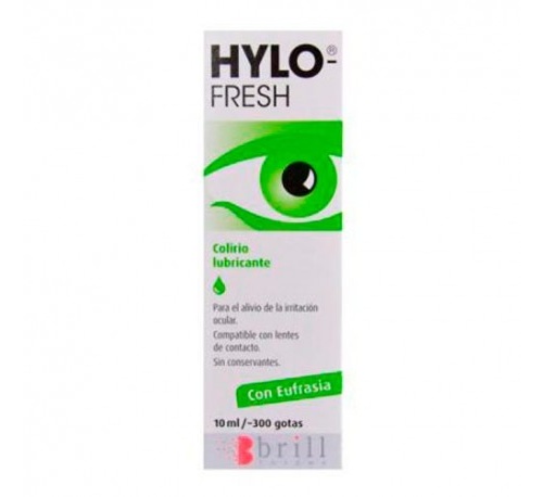 Hylo fresh colirio lubricante (1 envase 10 ml con gotero)