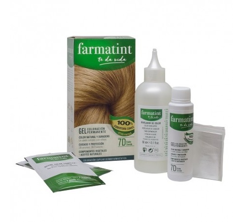 Farmatint (1 envase 135 ml tono 7d rubio dorado)