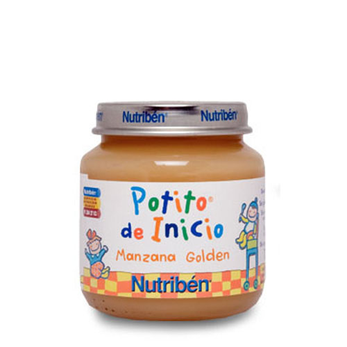 Nutriben potito inicio a la fruta - manzana golden (1 envase 120 g)