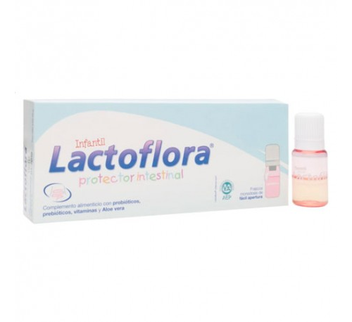 Lactoflora protector intestinal infantil (10 viales 7 ml sabor fresa)