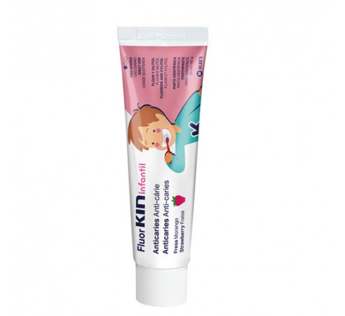 Fluor kin infantil pasta dentifrica (1 tubo 50 ml sabor fresa)