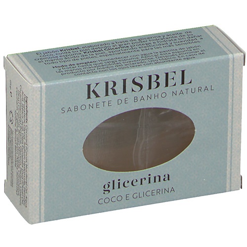 Krisbel jabon de glicerina 125 g pastilla