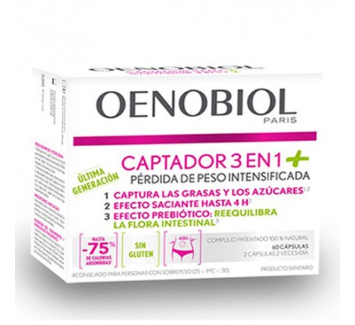Oenobiol captador 3 en 1+ (60 capsulas)