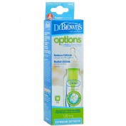 Biberon estrecho - dr brown´s natural flow options+ (120 ml)