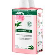 Klorane duplo champu peonia 2x400ml