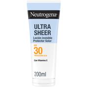 Neutrogena ultra sheer spf30 loc hidrat invisib 200ml